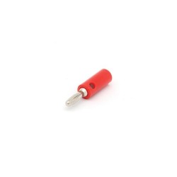 Red Banana Plug with Set Screw