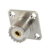 UHF Female SO239 Panel Mount Flange Deck Mount Solder Cup RF Connector 