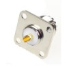 UHF Female SO239 Panel Mount Flange Deck Mount Solder Cup RF Connector 
