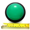 Big Dome Pushbutton - Green lluminated 100mm