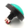 Big Dome Pushbutton - Green lluminated 100mm