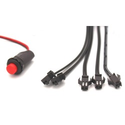 EL Wire Inverter 5 to 1 with On/Off Button