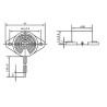 Solid State Buzzer 3-24VDC / 12mA