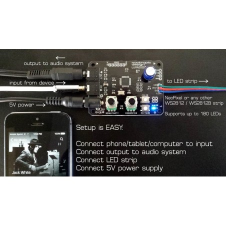 Lumazoid Kit - Realtime Music Vizualizer Board