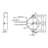 Piezo Electric Transducer / Buzzer 5VAC