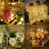 Solar Powered Copper String Lights 100 LED