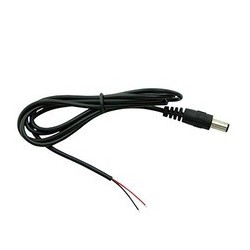 Long DC Power Plug Cable 5.5x2.1mm