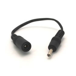 Female 5.5x2.1mm to Male 3.5x1.35mm DC Plug Adapter