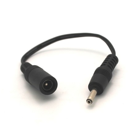 Female 5.5x2.1mm to Male 3.5x1.35mm DC Plug Adapter