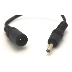 Female 5.5x2.1mm to Male 3.5x1.35mm DC Plug Adapter