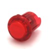 Arcade Button with 5V LED - 30mm Translucent Red