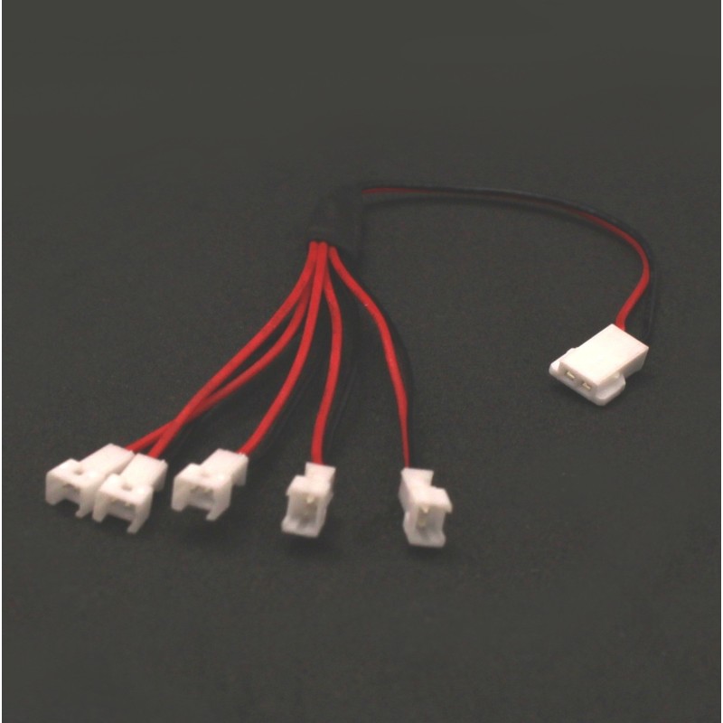 5 way lipo Battery Splitter Cable with Micro JST