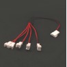 5 way lipo Battery Splitter Cable with Micro JST