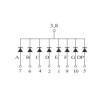 Single Digit Segment Display - Super Bright Red
