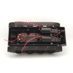 Tank Robot Chassis with Motors and Battery Compartment