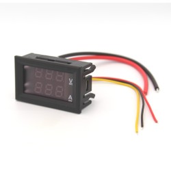 Digital Volt and Amp Meter Simultaneous Display