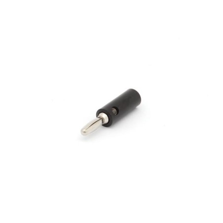 Black Banana Plug with Set Screw