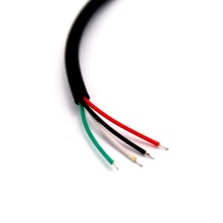 Female USB Port with Wire Leads