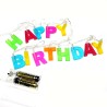 Happy Birthday LED Lights