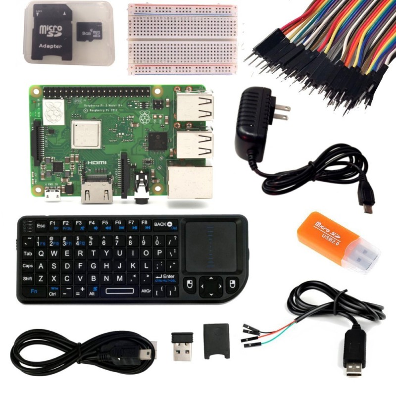 Raspberry Pi 3 B+ Starter Kit (Raspberry Pi included)