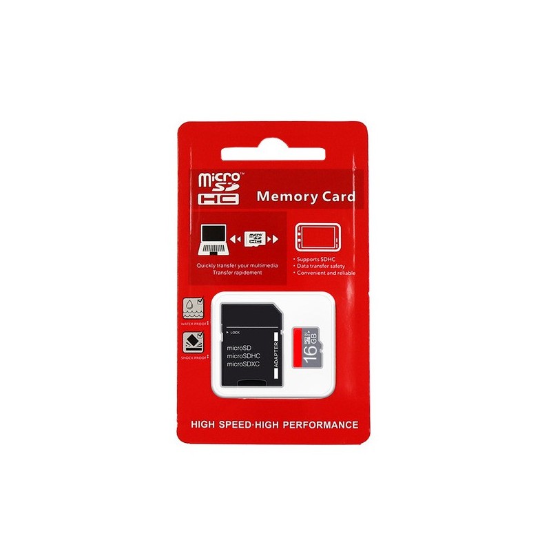 16GB High Speed Class 10 MicroSD Card