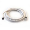 F Type Male Coax Cable to Right Angle PAL Type Male