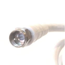 F Type Male Coax Cable to Right Angle PAL Type Male