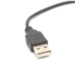 Male USB Cable with Wire Leads