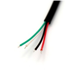 Male USB Cable with Wire Leads