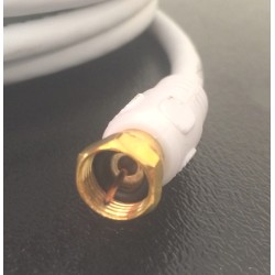 Gold Plated Coax Cable 25ft