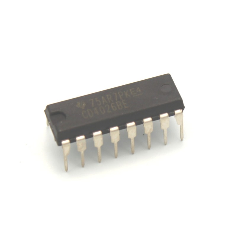 Decade Counter 7-Segment Decoder CD4026BE 