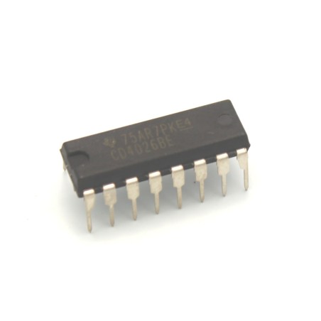Decade Counter 7-Segment Decoder CD4026BE 