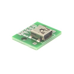 Female Mini USB Breakout Board