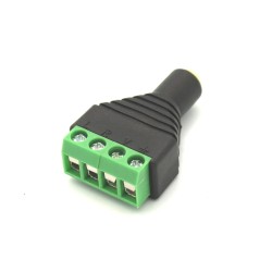 Female 1/8" (3.5mm) 4 Pole Audio Jack with Screw terminals