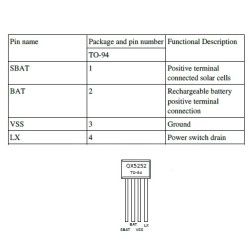 QX5252 Solar LED Driver