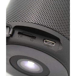 Portable Bluetooth Speaker with Radio - Wireless - Black