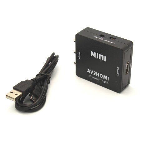 RCA to HDMI Converter Box / 720p & 1080p Scaler