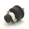 Male Edison Connector - 3 Prong Grounded Power