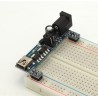 Mini USB Breadboard Power Supply Module 3.3V & 5V (Arduino & Raspberry Pi Compatible)