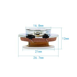 Bone Conductor Transducer - 4 Ohm 3 Watt
