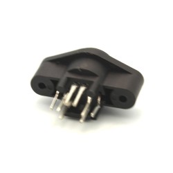 PS/2 Jack: Panel Mount 6 Pin Mini DIN