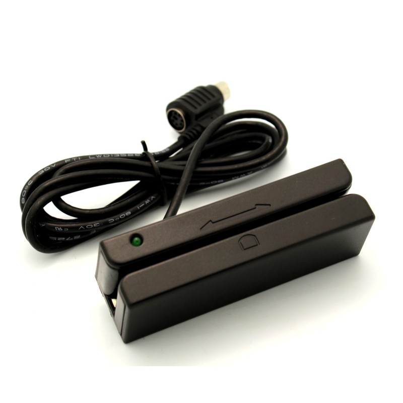 Magstripe Reader ‑ PS/2 Interface ‑ 3 Tracks 