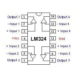 LM324 Quad Op Amp