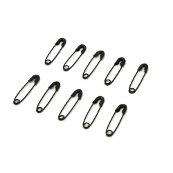 Black Safety Pins (10 pack)