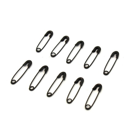Black Safety Pins (10 pack)