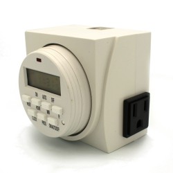 Programmable Timer 2 Outlet US Plug