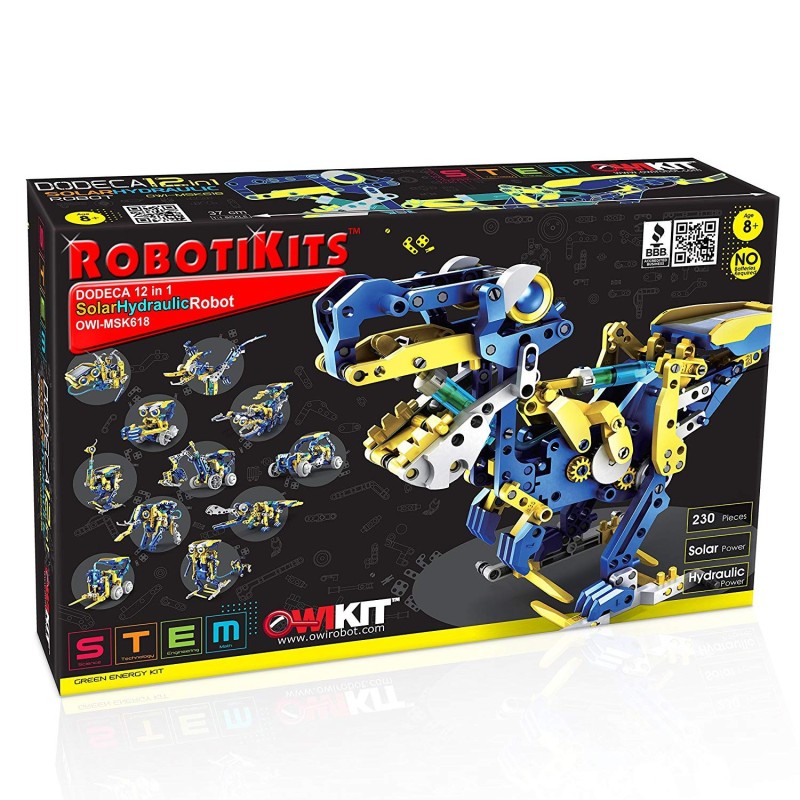 Dodeca 12 in 1 Solar Hydraulic Robot