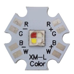10W RGBW LED with Heat Sink
