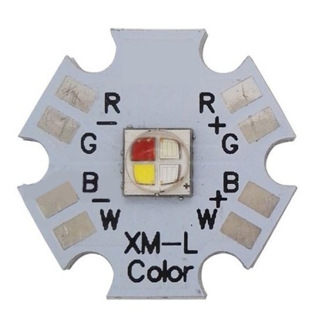 10W RGBW LED with Heat Sink