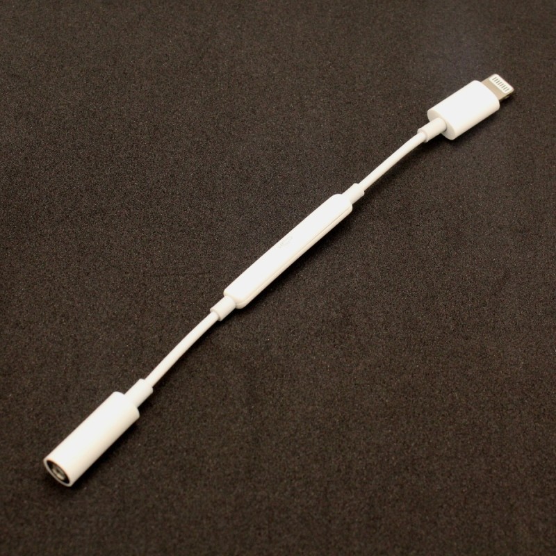 Lightning to Headphone Adapter for Calls / Music / Volume / Action Button with Bluetooth